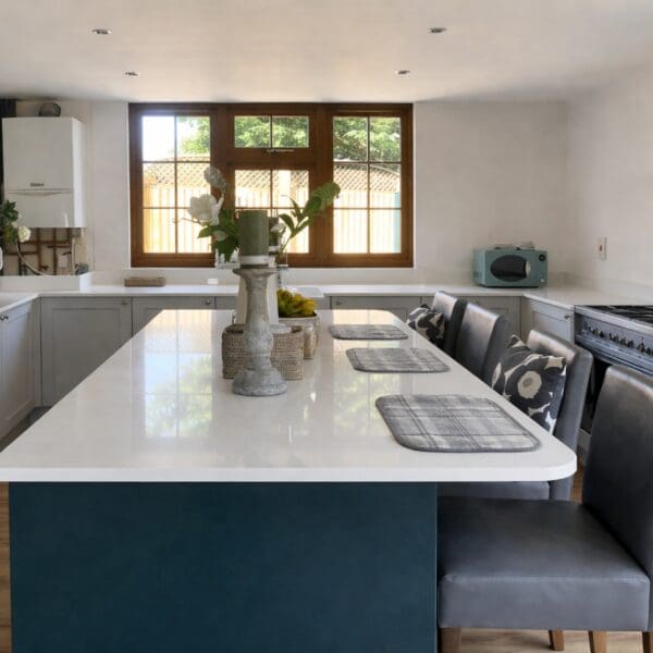 Aspen Ice Quartz worktop
