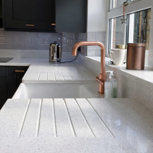 arctic white quartz worktops price
