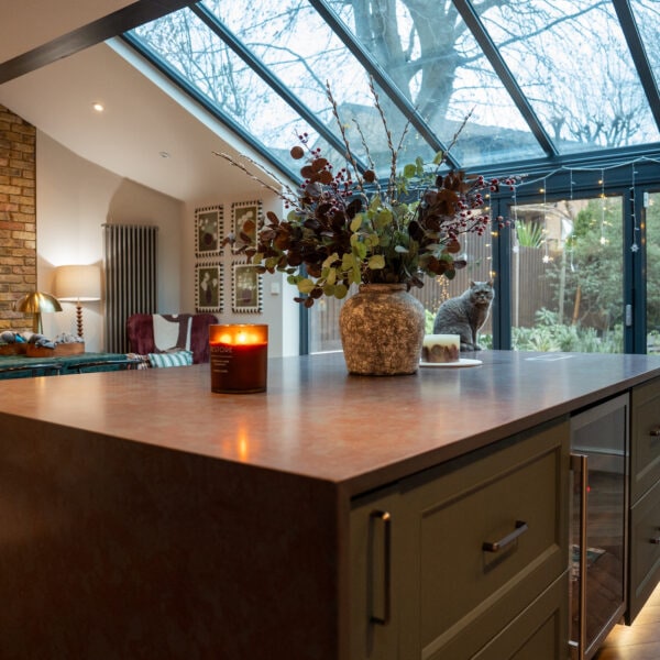 crystalline silica content comparison across kitchen worktop materials