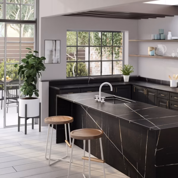 Ebon Veil Quartz Worktop