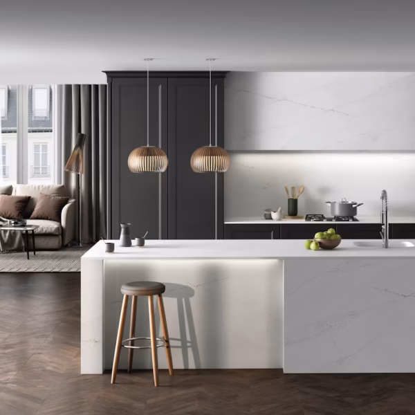 Ethereal Glow Quartz Worktop