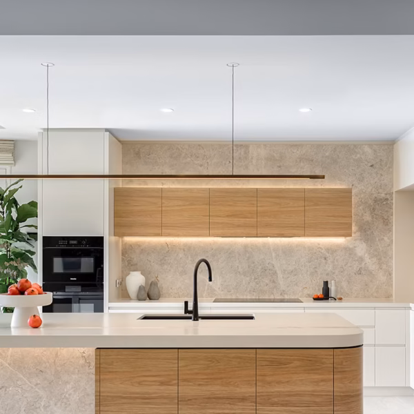 Loft Line White Quartz Worktop