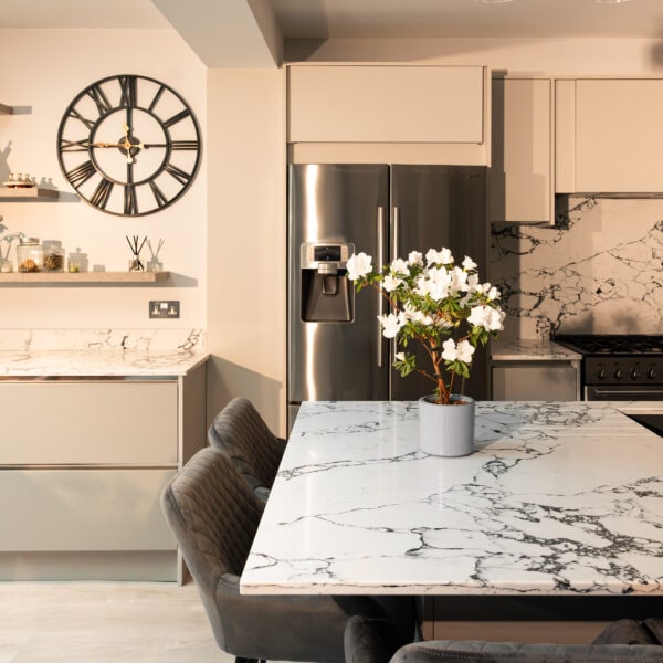 arabescato quartz worktop