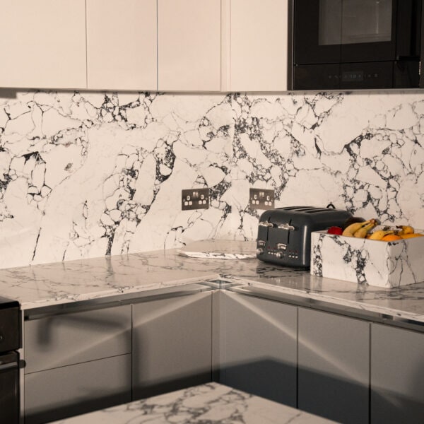 arabescato quartz worktop