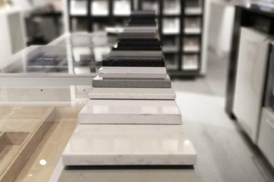 showroom Quartz worktops